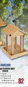 Marltons Wooden Bird Feeder-Square