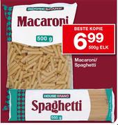 Housebrand Macaroni-500gm Elk