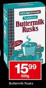 House Brand Buttermilk Rusks-500g