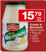 Crosse & Blackwell Mayonnaise Regular, Light & Salad Cream-750g/790g