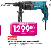 Trakita 22mm Rotary Hammer Drill-710W(HR2230)