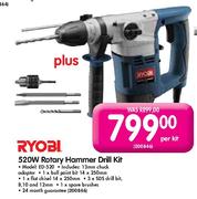 Ryobi Rotary Hammer Drill Kit-520W(ED-520)