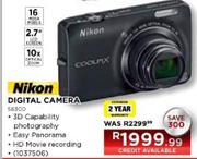 Nikon Digital Camera (S6300)