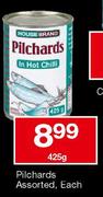 House Brand Pilchards assorted-425g