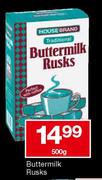 House Brand Buttermilk Rusks-500g