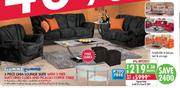 Gommagomma 3 Piece Ghia Lounge Suite With Free Matching Cubes And Picasso Coffee Table
