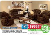 Gommagomma Status Lounge Suite- 4 Piece 