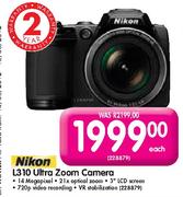 Nikon L310 Ultra Zoom Camera