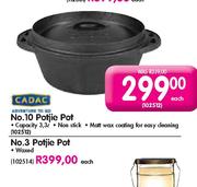 Cadac No. 10 Potjie Pot-Each