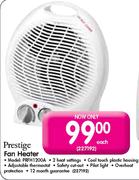 Prestige Fan Heater-Each