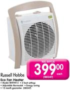 Russell Hobbs Eco Fan Heater-Each