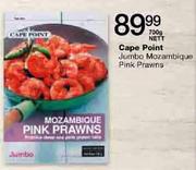  Cape Point Jumbo Mozambique Pink Prawns-700gm 