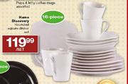 Home Discovery Rounded Square Dinner Set-16 Piece
