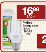 Philips Energy Saver Globe BC/ES-14W