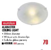 Eurolux Alabaster Ceiling Light-300mm