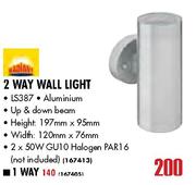 Radiant 2 Way Wall Light-LS387