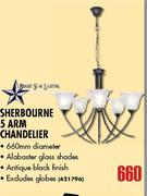 Sherbourne 5 ARM Chandelier-660mm