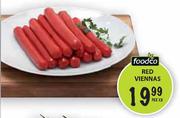 Foodco Red Viennas-Per Kg