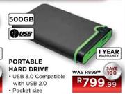 Portable Hard Drive-500GB