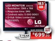 LG LED Monitor-18.5" (E1940S)