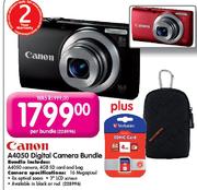 Canon A4050 Digital Camera Bundle + 4GB SD Card + Bag