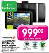 Tomtom XL IQ Routes GPS Bundle + Carry Case