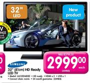 Samsung 32" (81cm) HD Ready LED TV (UA32EH4000)