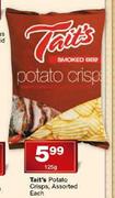 Tait's Potato Crisps-125gm Each