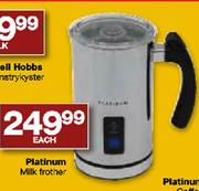 Platinum Milk Frother