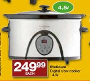 Platinum Digital Slow Cooker-4.5l