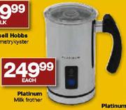 Platinum Milk Frother