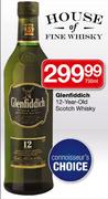 Glenfiddich 12-Year-Old Scotch Whisky-750ml