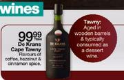 De Krans Cape Tawny-750ml