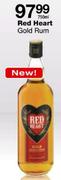 Red Heart Gold Rum-750ml