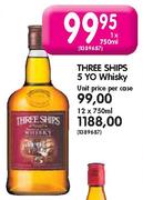 Three Ships 5 Yo Whisky-12 x 750ml