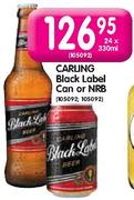 Carling Black Label Can or NRB-24 x 330ml