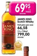 James King Scotch Whisky-12 x 750ml