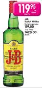 J & B Scotch Whisky-12 x 750ml