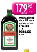 Jagermeister Herbal Liqueur-1Ltr