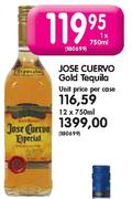 Jose Cuervo Gold Tequila-12 x 750ml