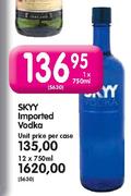 Skyy Imported Vodka-12 x 750ml