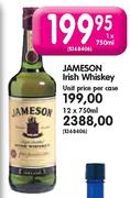 Jameson Irish Whiskey-12 x 750ml