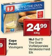 I&J Out 'O The Oven Visfiletporsies Verskeidenheid-400g Elk