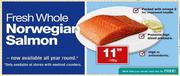 Fresh Whole Norwegian Salmon-Per 100g