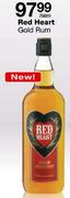 Red Heart Gold Rum-750ml