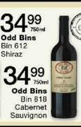 Odd Bins Bin 818 cabernet Sauvignon-750ml