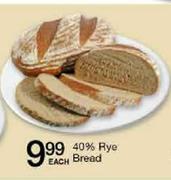40% Rye Bread-Each