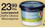 Lancewood Chef's Choice Mascarpone-250g