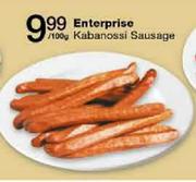 Enterprise Kabanossi Sausage-Per 100g