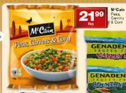 McCain Peas, Carrots & Corn-1kg